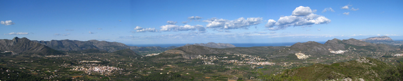 a view of Costa Blanca