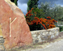 Etruscan T, entrance to Tolaini Estate